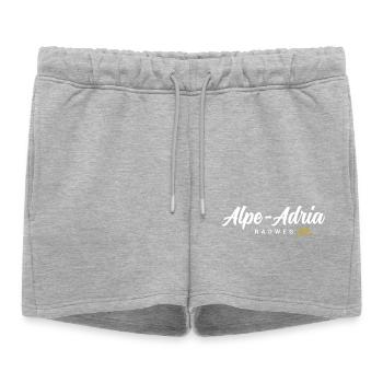 Piste cyclable de l’Alpe Adria - Short de survêtement femme premium - gris chiné - Devant - AI Model Female 172 light (172cm)