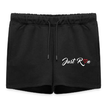 Cours juste - Short de survêtement femme premium - noir - Devant - AI Model Female 172 light (172cm)