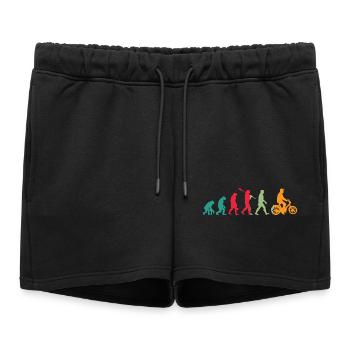 Mofa Evolution Mobylette - Short de survêtement femme premium - noir - Devant - AI Model Female 172 light (172cm)