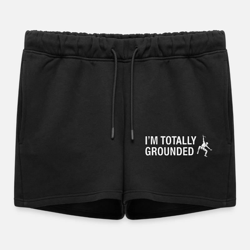 Totally Grounded Rock Climbing - Women’s Premium Organic Sweatshorts - black
