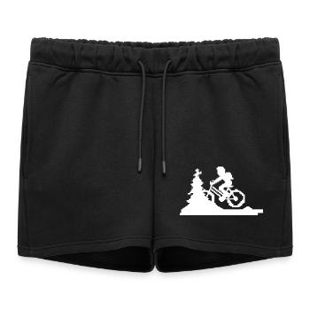 Pixel VTT - Short de survêtement femme premium - noir - Devant - AI Model Female 172 light (172cm)
