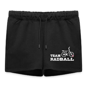 Cyclisme par équipe, Cyclistes de compétition, Cyclisme en salle - Short de survêtement femme premium - noir - Devant - AI Model Female 172 light (172cm)