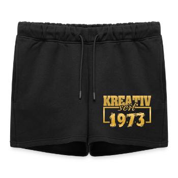 1973 - Short de survêtement femme premium - noir - Devant - AI Model Female 172 light (172cm)