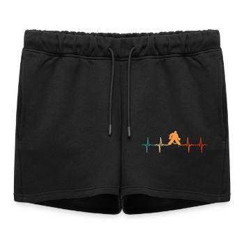 Gardien de but de hockey sur glace Heartbeat Gardien de hockey sur glace - Short de survêtement femme premium - noir - Devant - AI Model Female 172 light (172cm)
