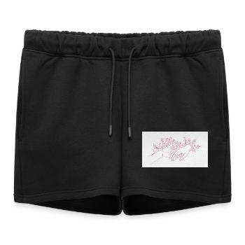 Main du Protecteur - Short de survêtement femme premium - noir - Devant - AI Model Female 172 light (172cm)