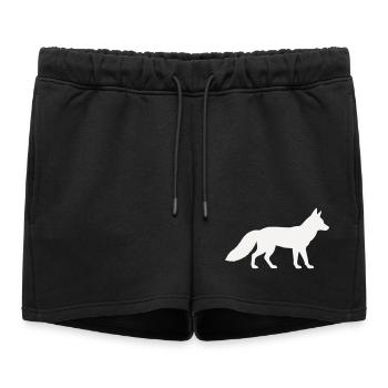 Renard - Short de survêtement femme premium - noir - Devant - AI Model Female 172 light (172cm)