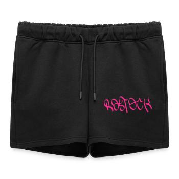 Rostock Graffiti Style T-Shirt - Women’s Premium Organic Sweatshorts - black - Front - AI Model Female 172 light (172cm)