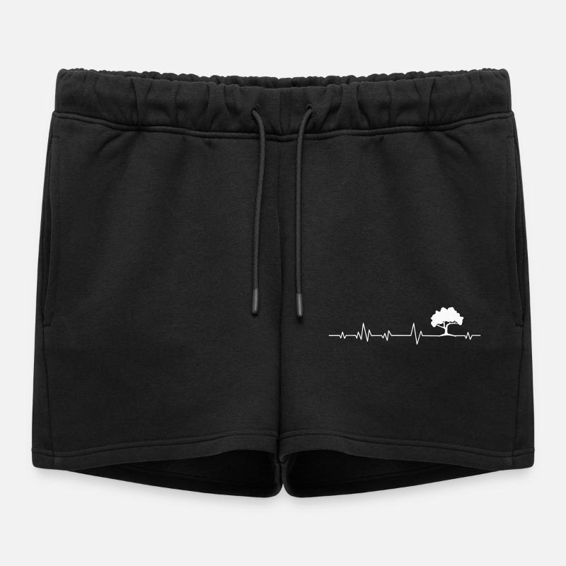 Tree Trees - Women’s Premium Organic Sweatshorts - black