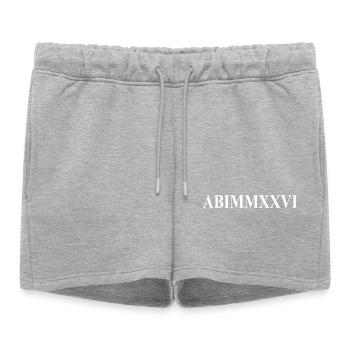Abitur 2026 - Abitur - Roman numerals - Latin - Women’s Premium Organic Sweatshorts - heather grey - Front - AI Model Female 172 light (172cm)