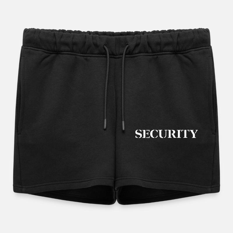 security - Women’s Premium Organic Sweatshorts - black