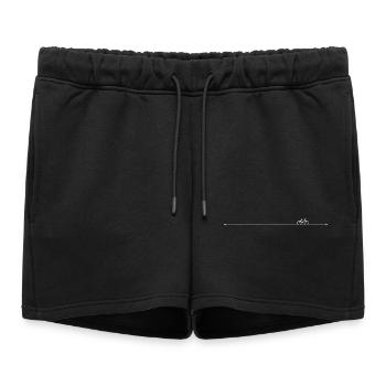 Bicycle Heartbeat - Women’s Premium Organic Sweatshorts - black - Front - AI Model Female 172 light (172cm)