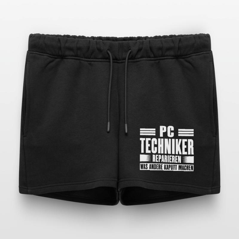 Service Technician Support Solution Devis Service PC Short de survêtement femme premium