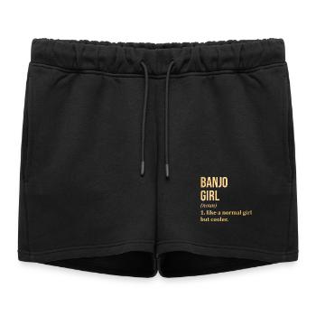 Banjo Banjo Banjo - Short de survêtement femme premium - noir - Devant - AI Model Female 172 light (172cm)