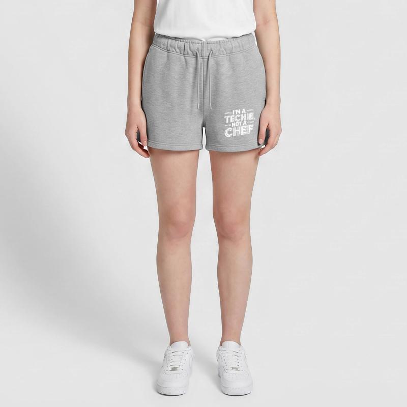 Techie Not a Chef Techniker IT Programmierer Frauen Premium Organic Sweatshorts