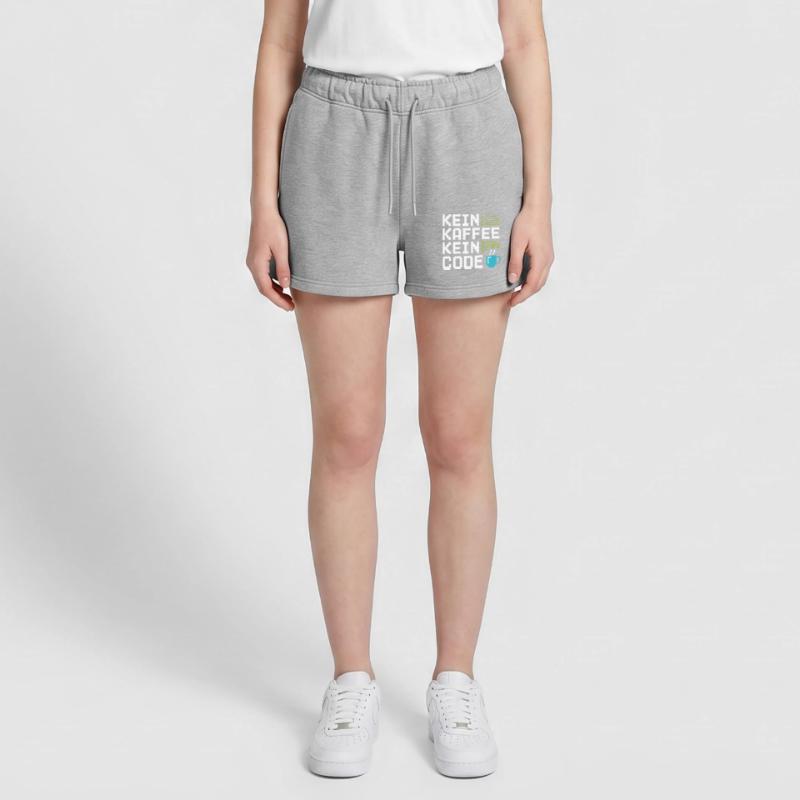No Coffee No Code Programmer Computer Scientist Women’s Premium Organic Sweatshorts
