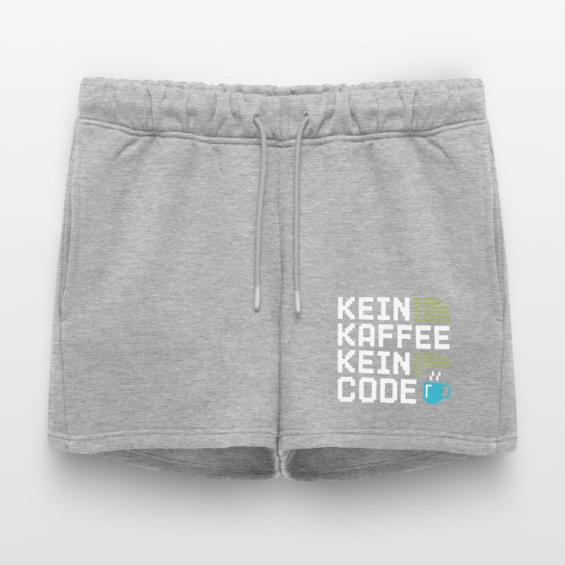 No Coffee No Code Programmer Computer Scientist Women’s Premium Organic Sweatshorts