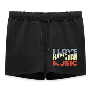 Musique hawaïenne - Short de survêtement femme premium - noir - Devant - AI Model Female 172 light (172cm)