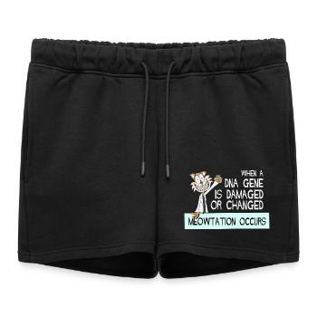 Chimie Chimiste Professeur de chimie Drôle de science - Short de survêtement femme premium - noir - Devant - AI Model Female 172 light (172cm)