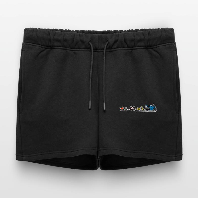 Evolution du développement de la moto Biker Evolution Short de survêtement femme premium