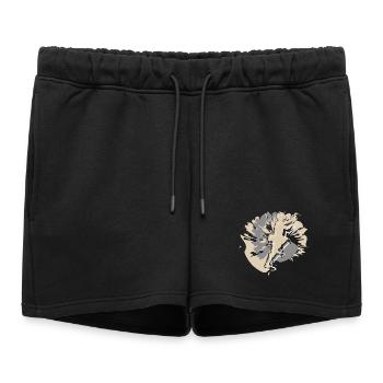 Escalade de la Saint-Valentin pour hommes - Short de survêtement femme premium - noir - Devant - AI Model Female 172 light (172cm)