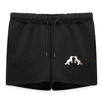 Cool Chevaux Amour Chevaux Islandais Galop - Short de survêtement femme premium - noir - Devant - AI Model Female 172 light (172cm)