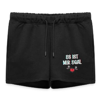 Je m’en fous Cool Dire Attitude Relax Chill - Short de survêtement femme premium - noir - Devant - AI Model Female 172 light (172cm)