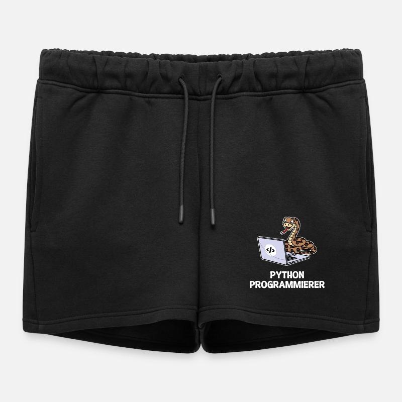 Développeur Coden Statement Programmeur informatique - Short de survêtement femme premium - noir