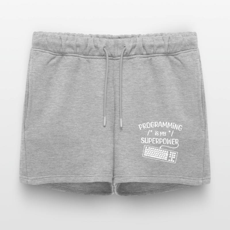 Computerfreak Developer Statement Coding Computer Science Women’s Premium Organic Sweatshorts
