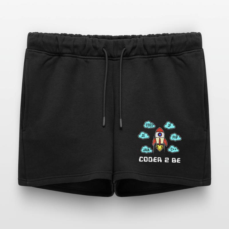 Developer Statement Css Php Java C++ Programmer Women’s Premium Organic Sweatshorts