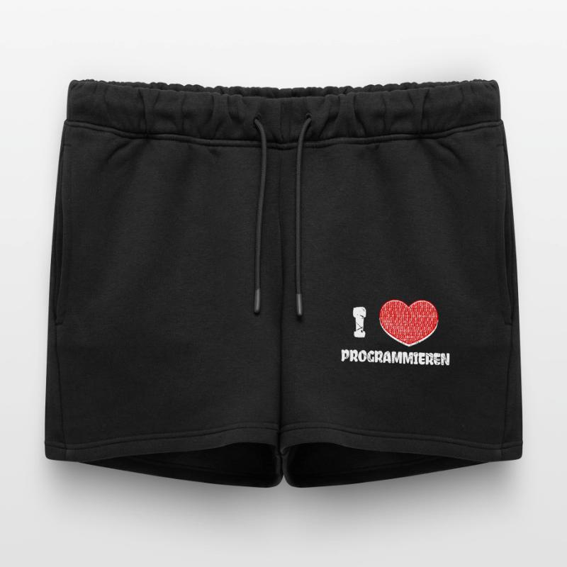 Developer Heart Programmer Statement Computer Science Women’s Premium Organic Sweatshorts
