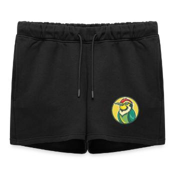 Mangeur d’abeilles Mignon Kawaii Dessin animé Clipart Animal de compagnie - Short de survêtement femme premium - noir - Devant - AI Model Female 172 light (172cm)