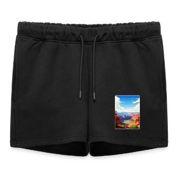 Parc national du Grand Canyon, Arizona, Affiche de voyage - Short de survêtement femme premium - noir - Devant - AI Model Female 172 light (172cm)