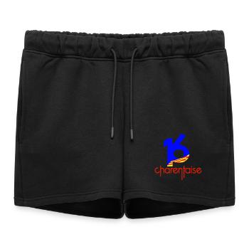 Département 16 charentaise - Short de survêtement femme premium - noir - Devant - AI Model Female 172 light (172cm)
