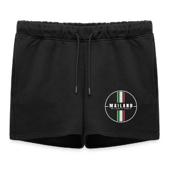 Milan Coordinates - Women’s Premium Organic Sweatshorts - black - Front - AI Model Female 172 light (172cm)