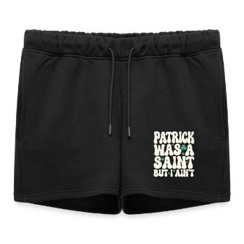 Patrick était un saint mais je ne suis pas la Saint-Patrick - Short de survêtement femme premium - noir - Devant - AI Model Female 172 light (172cm)