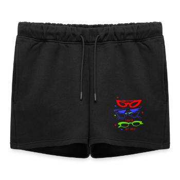 Lunettes de soleil, regardez-moi - Short de survêtement femme premium - noir - Devant - AI Model Female 172 light (172cm)