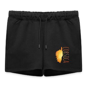 Corse - Short de survêtement femme premium - noir - Devant - AI Model Female 172 light (172cm)