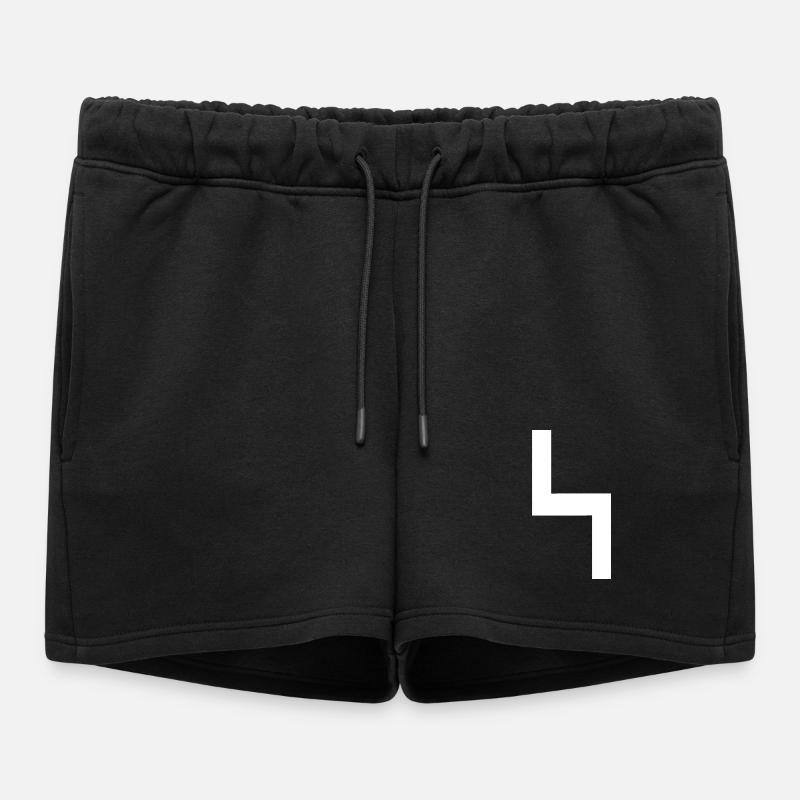 Game inspired shape from 80s - Women’s Premium Organic Sweatshorts - black