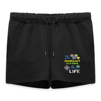 Jeu vidéo Jeu vidéo Jeux Hobby Cadeau - Short de survêtement femme premium - noir - Devant - AI Model Female 172 light (172cm)