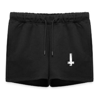 Croix de Satan - Short de survêtement femme premium - noir - Devant - AI Model Female 172 light (172cm)