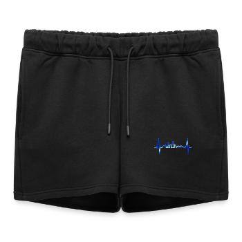 Bochum Heartbeat Bochum Skyline Accueil Ruhrpott - Short de survêtement femme premium - noir - Devant - AI Model Female 172 light (172cm)