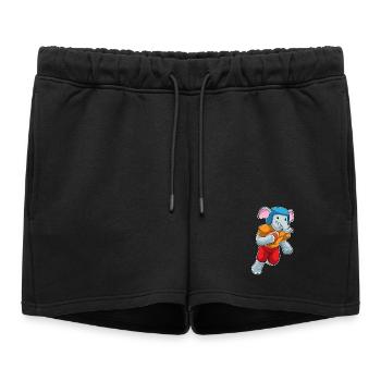 Elephant Sport de football américain - Short de survêtement femme premium - noir - Devant - AI Model Female 172 light (172cm)