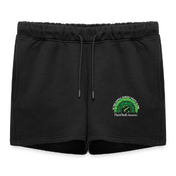Sensibilisation à la santé mentale Rainbow Green - Short de survêtement femme premium - noir - Devant - AI Model Female 172 light (172cm)