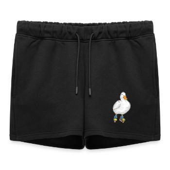 Duck Inline skating Inline skates - Women’s Premium Organic Sweatshorts - black - Front - AI Model Female 172 light (172cm)