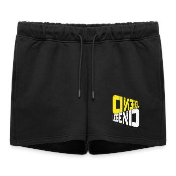 LEGEND - Short de survêtement femme premium - noir - Devant - AI Model Female 172 light (172cm)