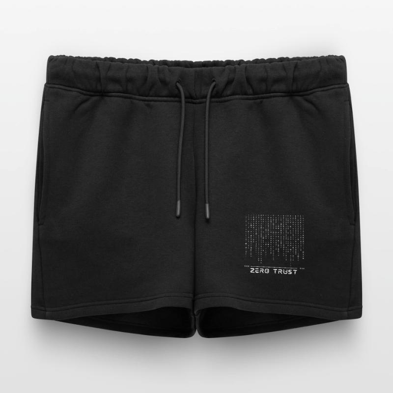 Zero Trust Binary Code Women’s Premium Organic Sweatshorts