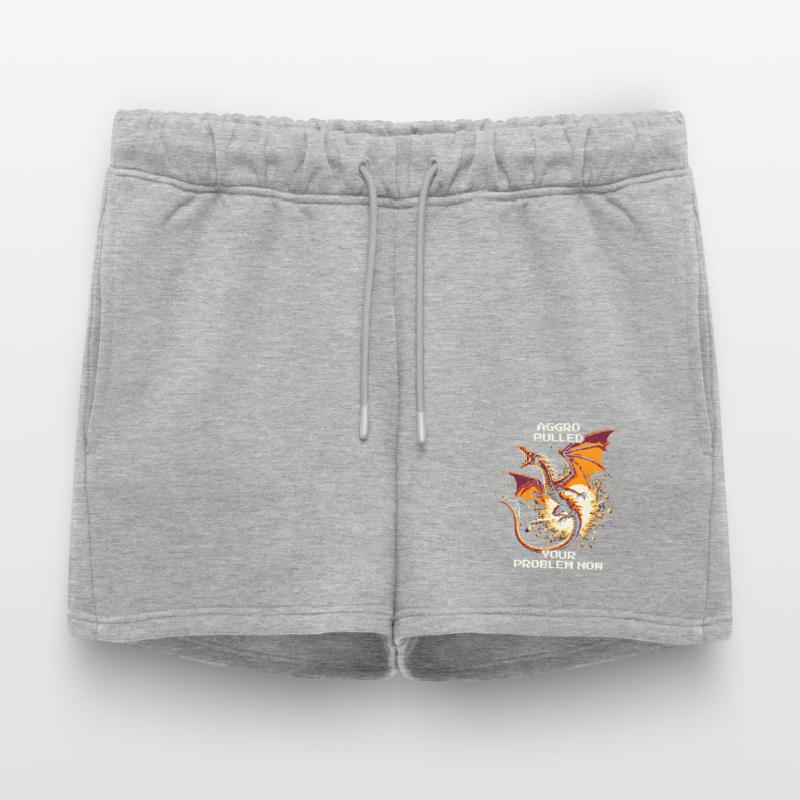 Aggro pulled – your problem | Dragon Pixel Art Women’s Premium Organic Sweatshorts
