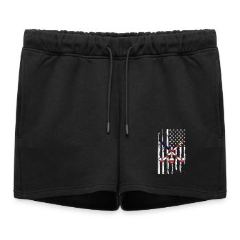Hockey sur glace Hockey Hockey Joueur de hockey - Short de survêtement femme premium - noir - Devant - AI Model Female 172 light (172cm)