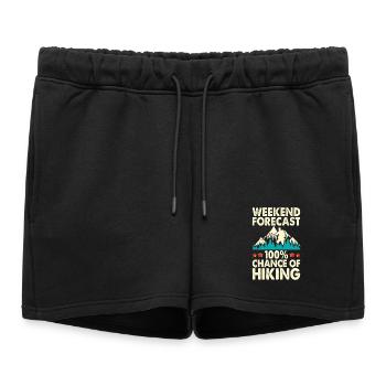 Randonnée Randonneur Alpiniste Cadeau - Short de survêtement femme premium - noir - Devant - AI Model Female 172 light (172cm)