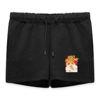 Sainte Jabroni - Short de survêtement femme premium - noir - Devant - AI Model Female 172 light (172cm)